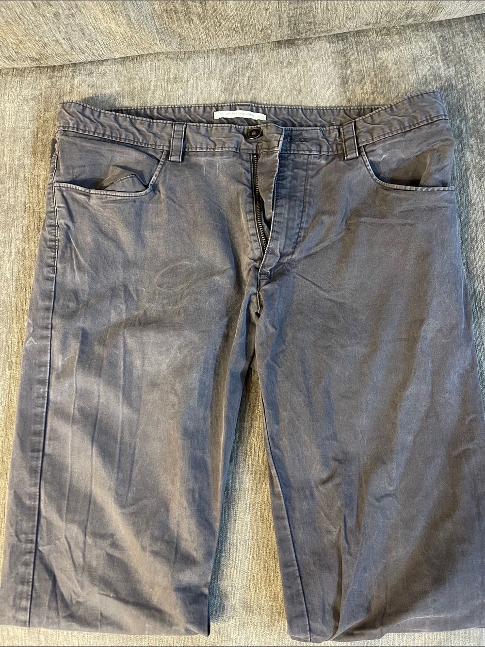 Calvin Klein Men's Slim Gray Chino Pants